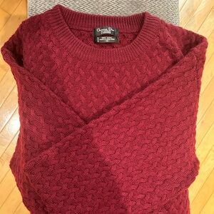 Christian Dior Monsieur 100% Wool Men’s Cable Knit Sweater - Medium